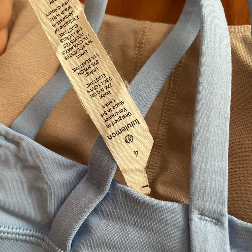 Lululemon energy bra aero blue size 4 - Picture 5 of 5